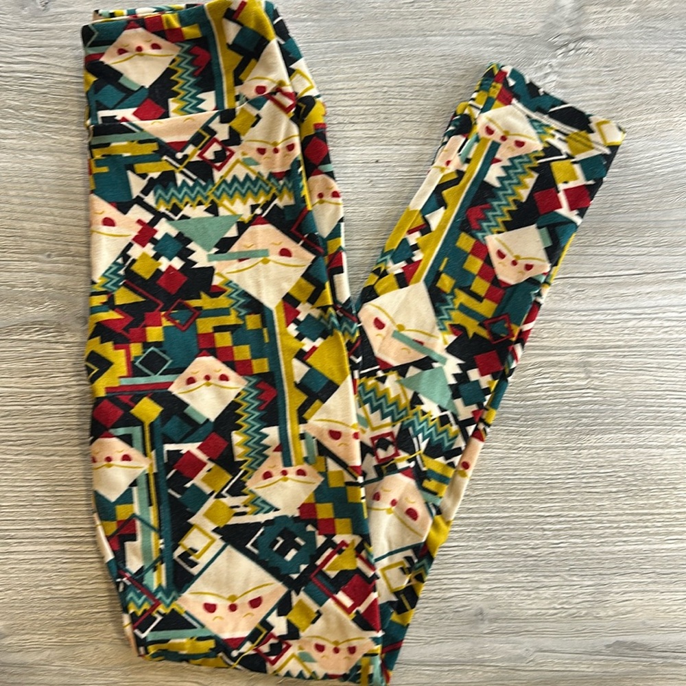 LuLaRoe Tween Santa Leggings